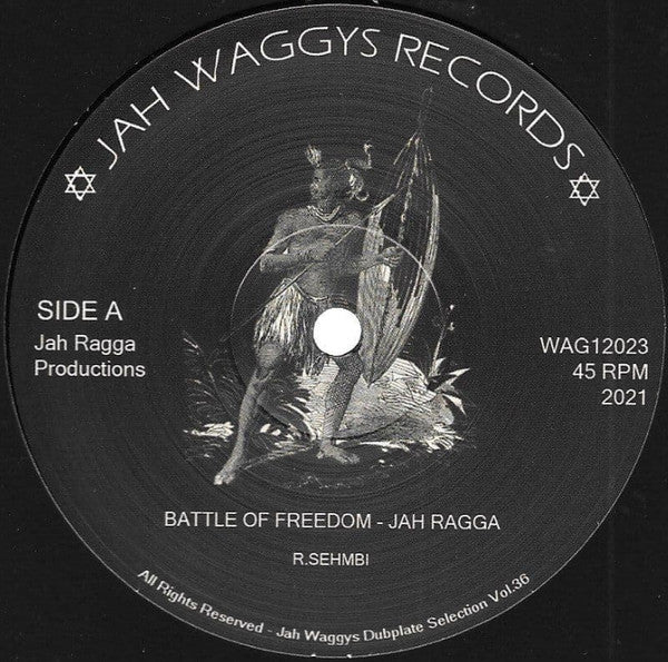 Jah Ragga : Battle Of Freedom / Deep Space (12", Maxi)