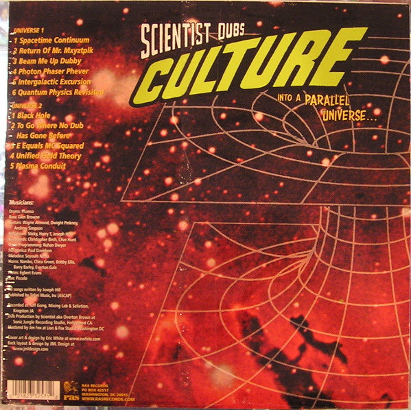 Scientist : Scientist Dubs Culture Into A Parallel Universe (LP, Album)
