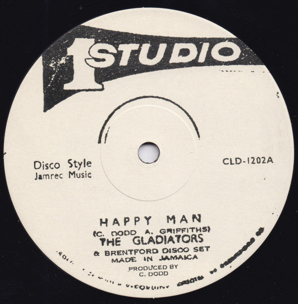 The Gladiators & Brentford Disco Set / Lloyd & Devon : Happy Man / Push Push (12", Ltd, RE, RM)