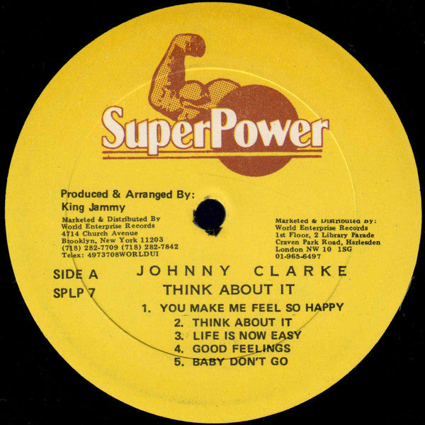 Johnny Clark* : Think About It (LP, RE)