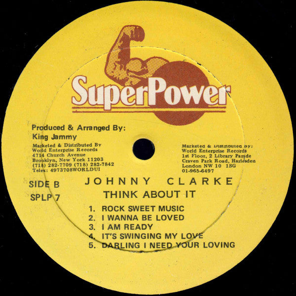 Johnny Clark* : Think About It (LP, RE)