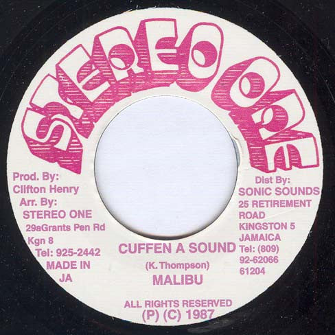 Malibu (6) : Cuffen A Sound Boy (7", RP)