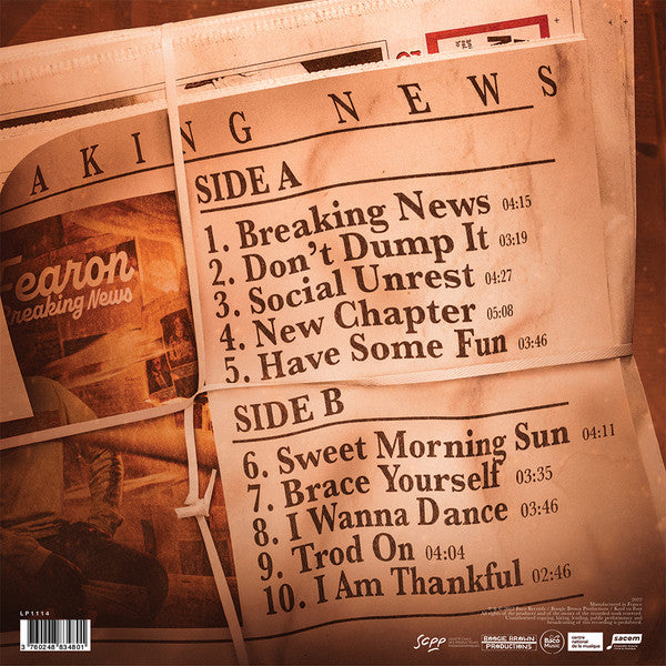 Clinton Fearon : Breaking News (LP, Album)