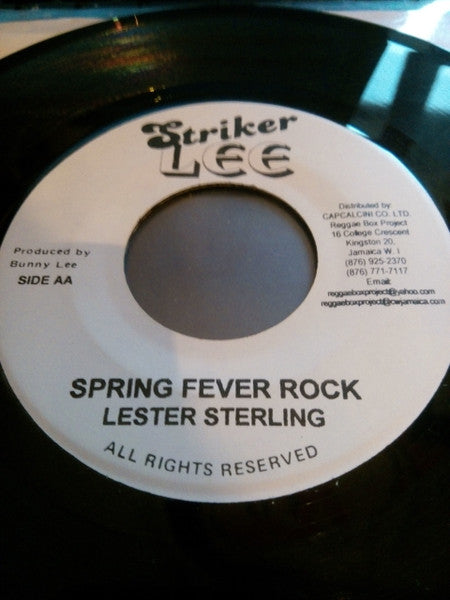 Prince Far I / Lester Sterling : Cream Of The Crop / Spring Fever Rock (7", Rep)