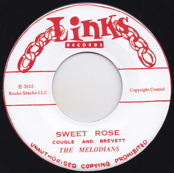 The Melodians / Prince Glen : Sweet Rose / Hog In A Minty (7")