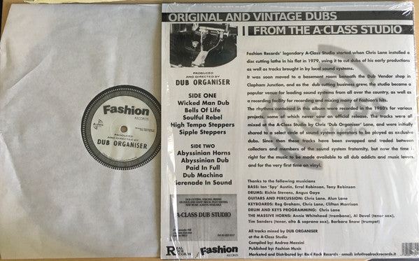 The Dub Organiser : Original And Vintage Dubs From The A-Class Studio (LP, Comp)