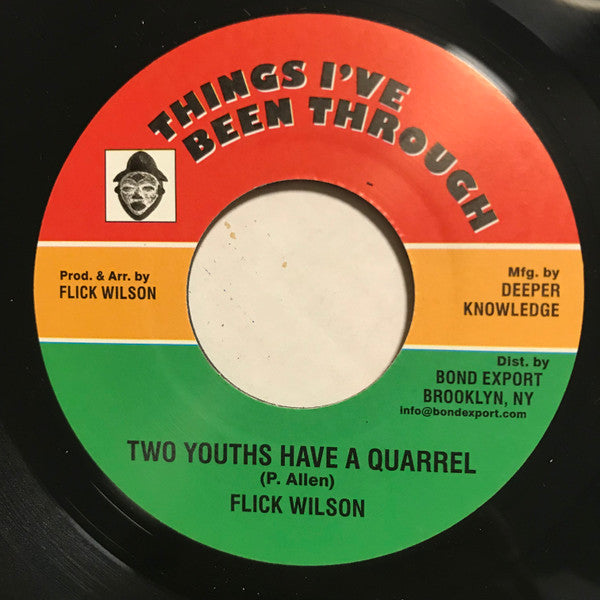 Flick Wilson : Two Youths Have A Quarrel (7", RE)