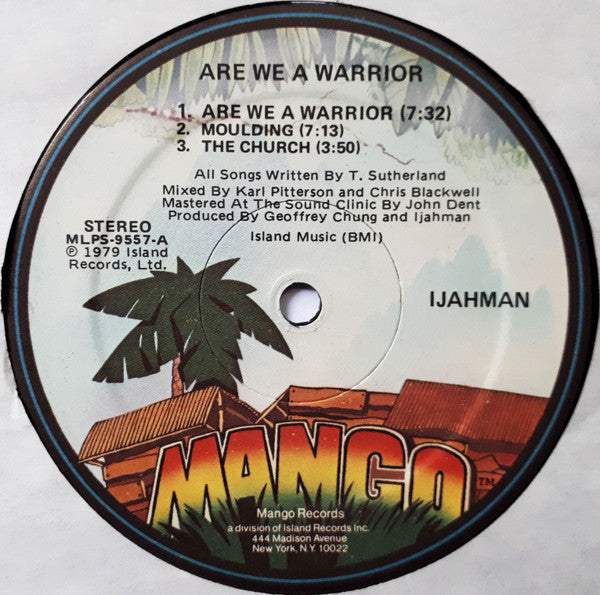 Ijahman* : Are We A Warrior (LP, Album)