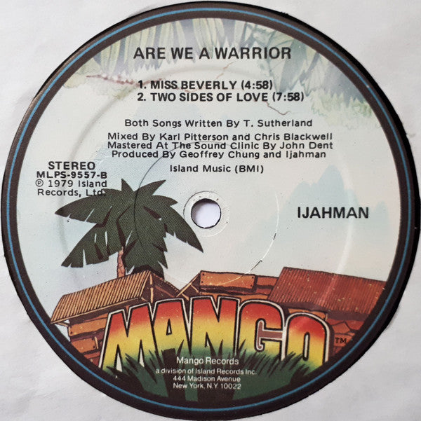 Ijahman* : Are We A Warrior (LP, Album)