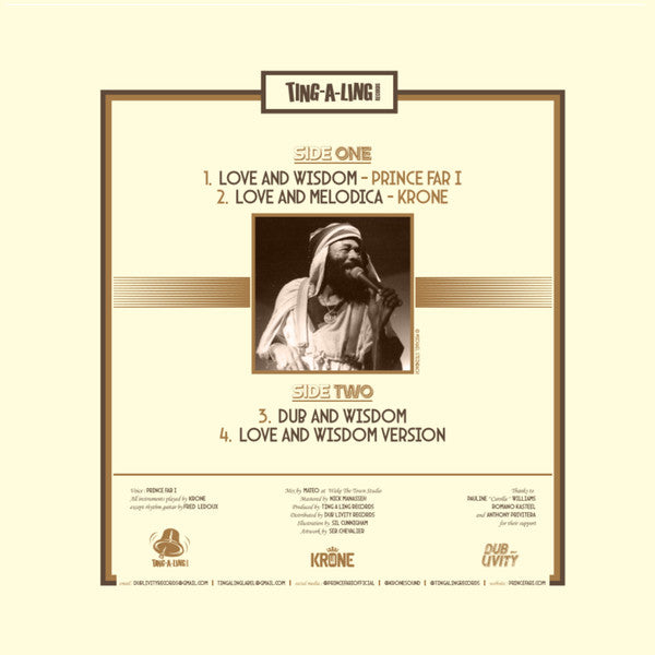 Prince Far I : Love And Wisdom (12", Maxi)