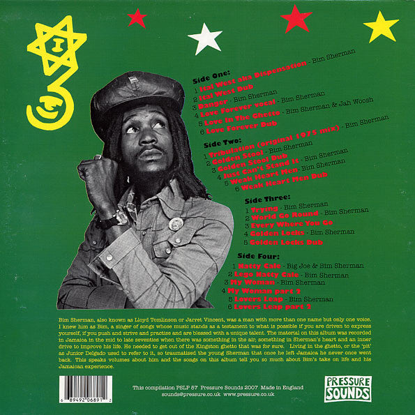 Bim Sherman : Tribulation (Down In Jamdown 1974 To 1979) (2xLP, Comp, Gat)