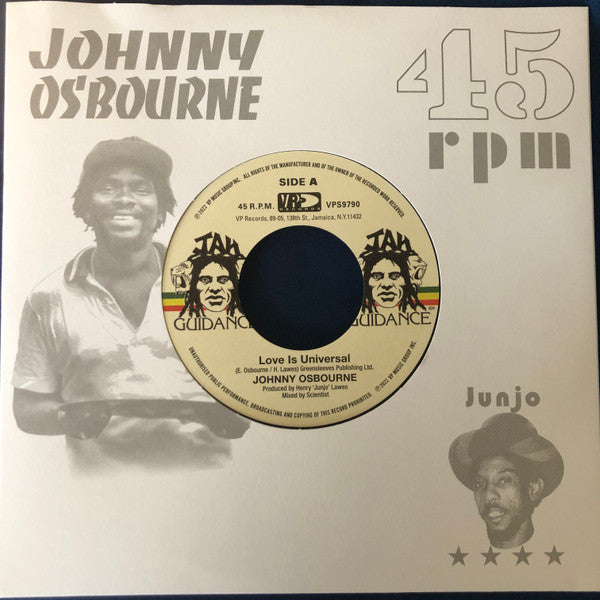 Johnny Osbourne : Love Is Universal (7", RE)