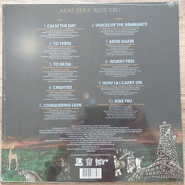 Akae Beka : Ride Tru (LP, Album, RE)