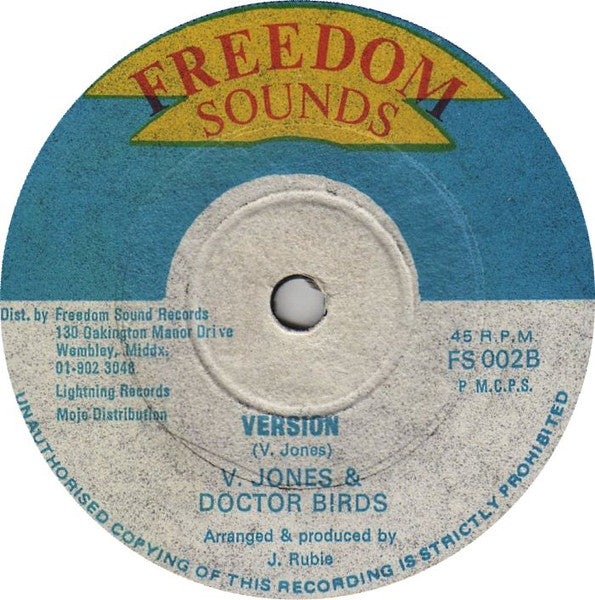 Vivian Jones & Doctor Birds : Black, Green & Gold (7")