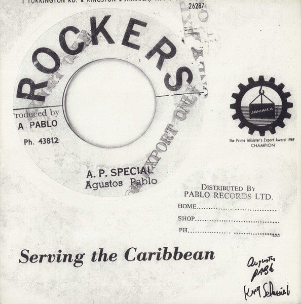 Augustus Pablo : El Rocker's (LP, Comp)
