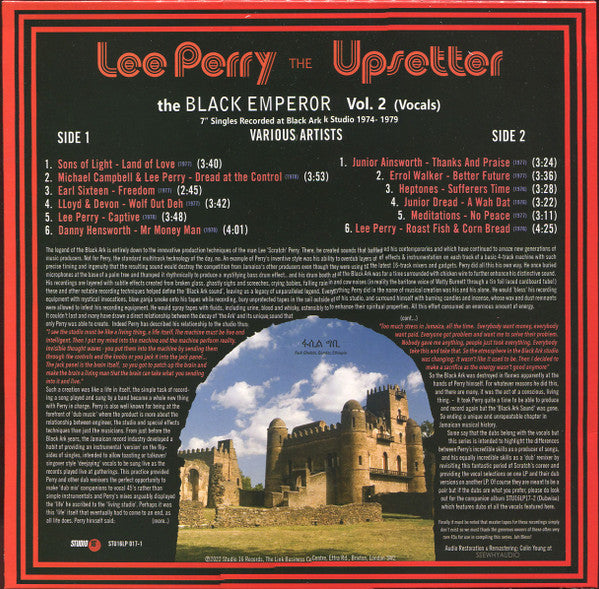 Various : Lee Perry The Black Emperor Vol.2 (Vocals) (LP, Album, Comp)