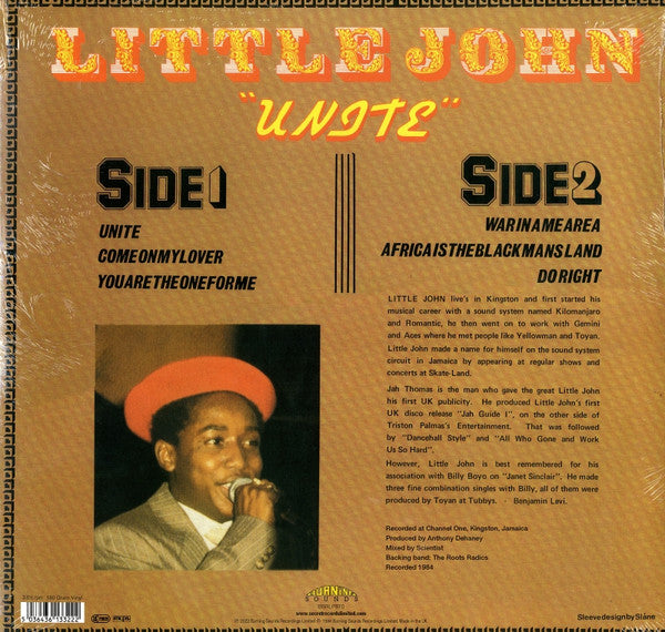 Little John : "Unite" (LP, RE, 180)