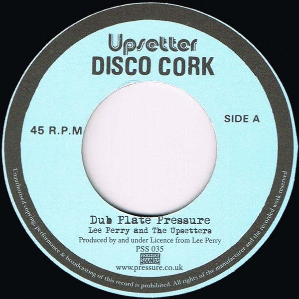 Lee Perry & The Upsetters : Dub Plate Pressure (7")
