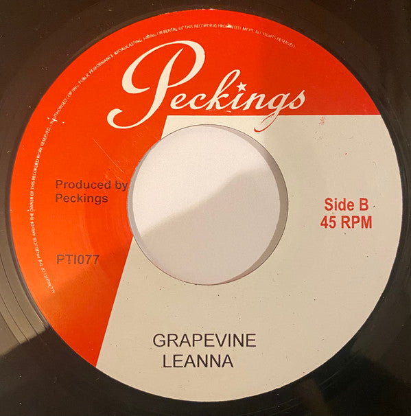 Macka B / Leanna (2) : Never Played A 45 / Grapevine (7", RP)