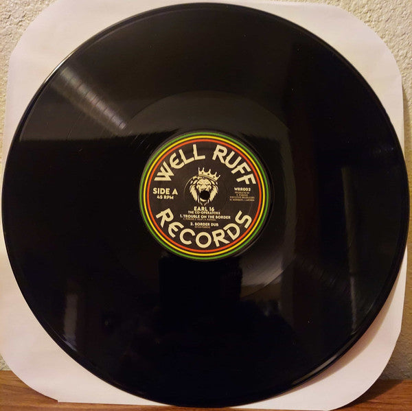 Earl Sixteen, Yehoud I, Imanouel, The Co-operators (5) : Trouble On The Border / Sooner Or Later (12", Single, Bla)