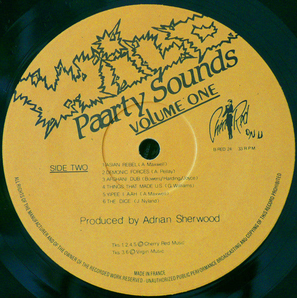 Various : Wild Paarty Sounds Volume One (LP, Comp)