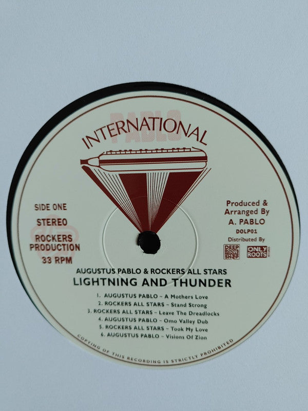 Augustus Pablo And Rockers All Stars : Lightning And Thunder (LP)