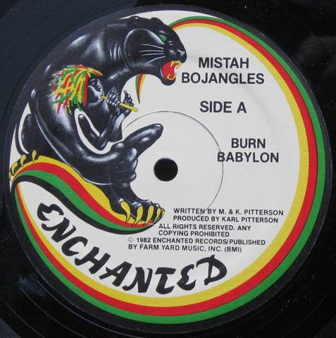 Mr. Bojangles : Burn Babylon (12")