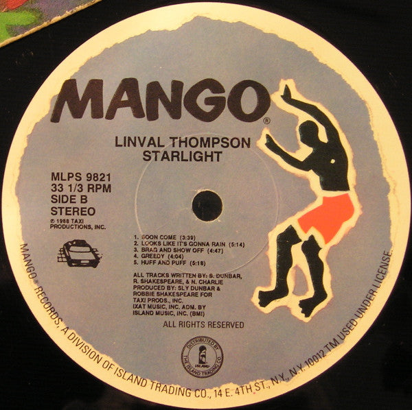 Linval Thompson : Starlight (LP, Album)