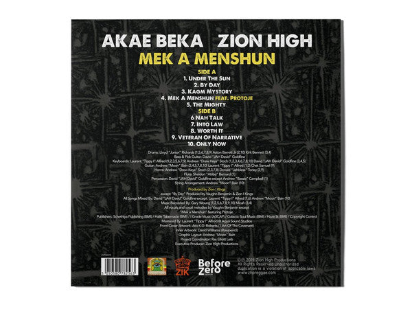 Akae Beka : Mek A Menshun (LP, Album)