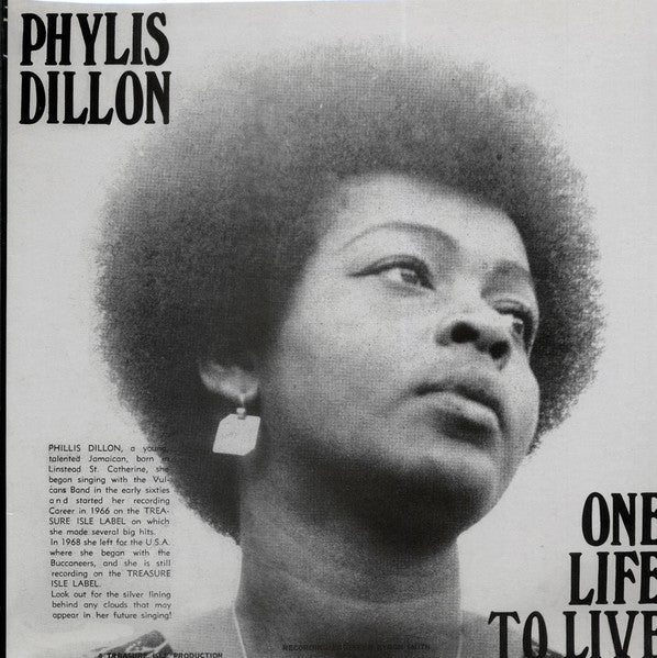 Phyllis Dillon : One Life To Live (LP, Album, RE)