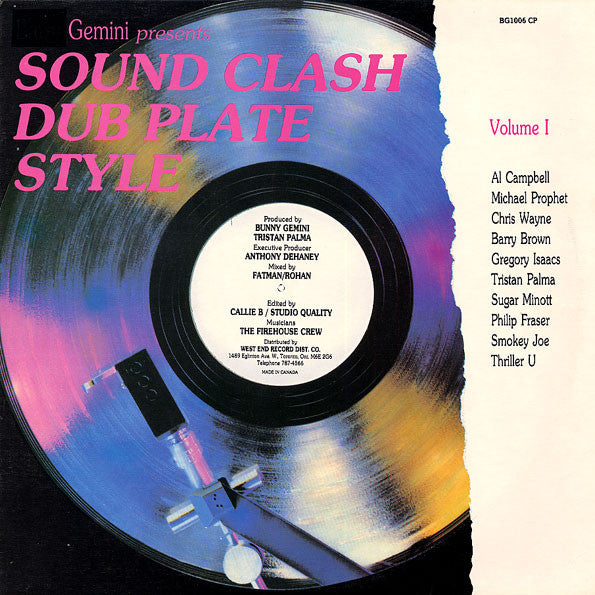 Various : Sound Clash Dub Plate Style (LP, Comp)