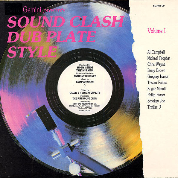 Various : Sound Clash Dub Plate Style (LP, Comp)