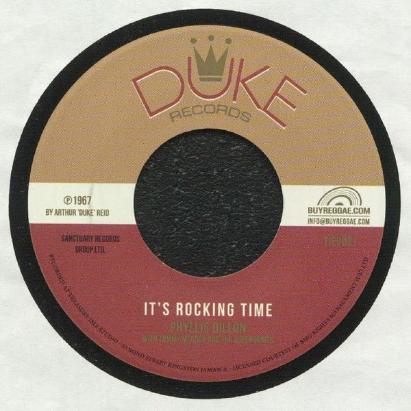 Alton Ellis / Phyllis Dillon : Rock Steady / It's Rocking Time  (7", Single, RE)