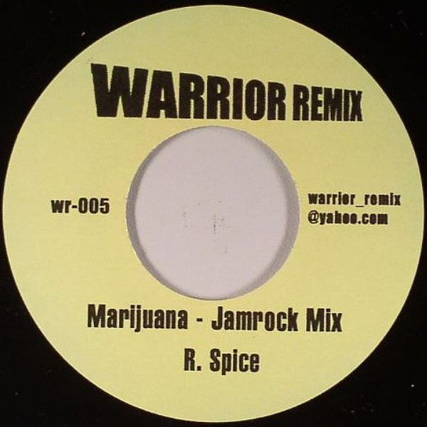 Richie Spice : Marijuana - Sleng Teng Mix / Marijuana - Jamrock Mix (7")