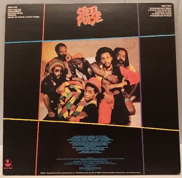 Steel Pulse : Reggae Fever (LP, Album, San)