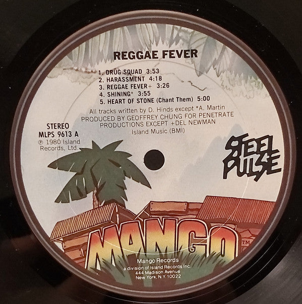 Steel Pulse : Reggae Fever (LP, Album, San)