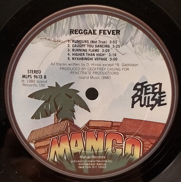 Steel Pulse : Reggae Fever (LP, Album, San)