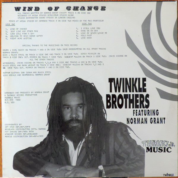 Twinkle Brothers : Wind Of Change (LP, Album)