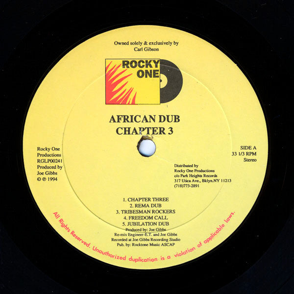 Joe Gibbs & The Professionals : African Dub All-Mighty - Chapter 3 (LP, Album, RE)