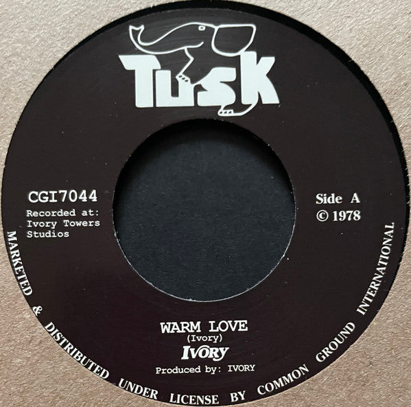 Ivory (3) : Warm Love/ One Armed Bandit (7")