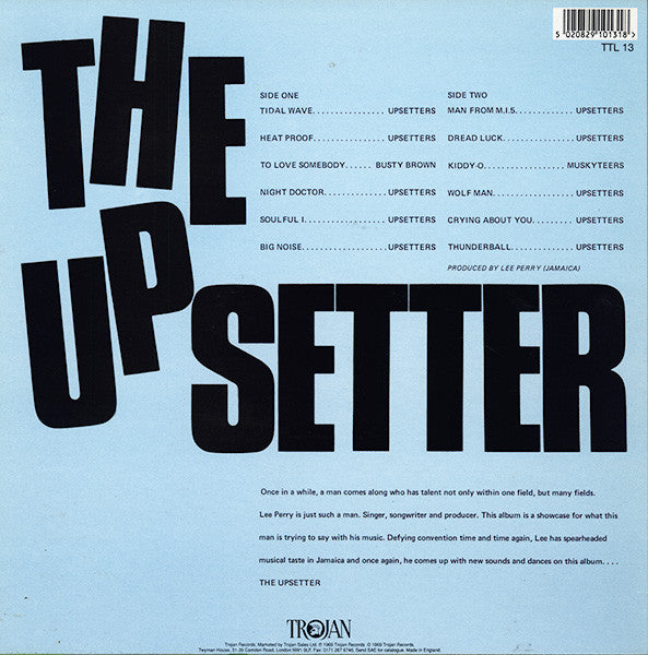 Various : The Upsetter (LP, Album, RE)
