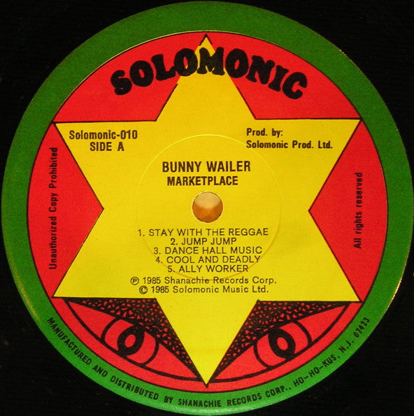 Bunny Wailer : Marketplace (LP, Album)