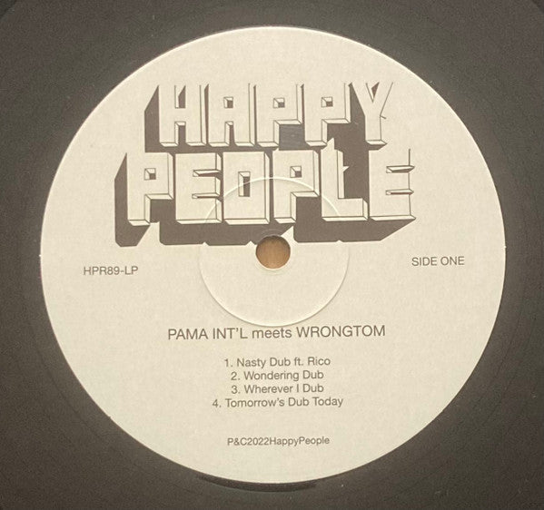 Pama International Meets Wrongtom : In Dub (LP, Album, Ltd, Num)