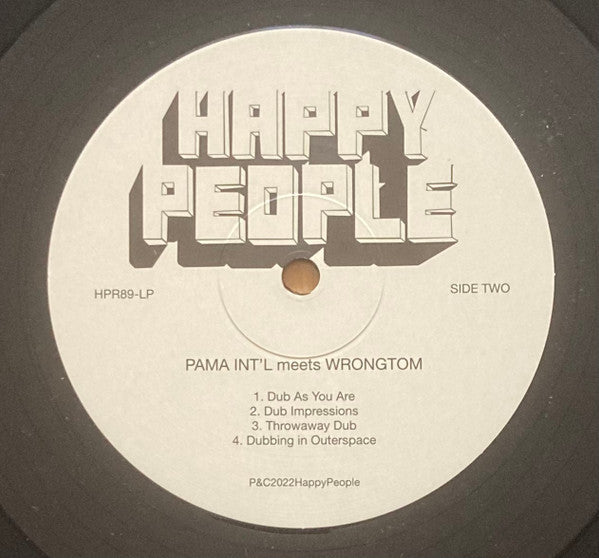 Pama International Meets Wrongtom : In Dub (LP, Album, Ltd, Num)