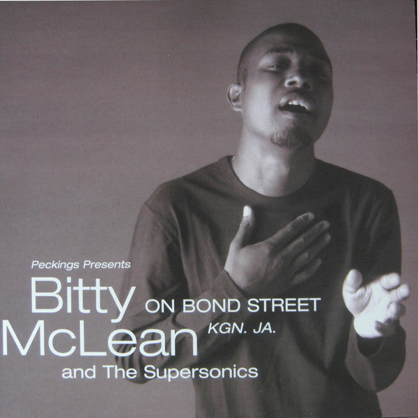 Bitty McLean And The Supersonics : On Bond Street KGN. JA. (LP, Album, Ltd, RE)