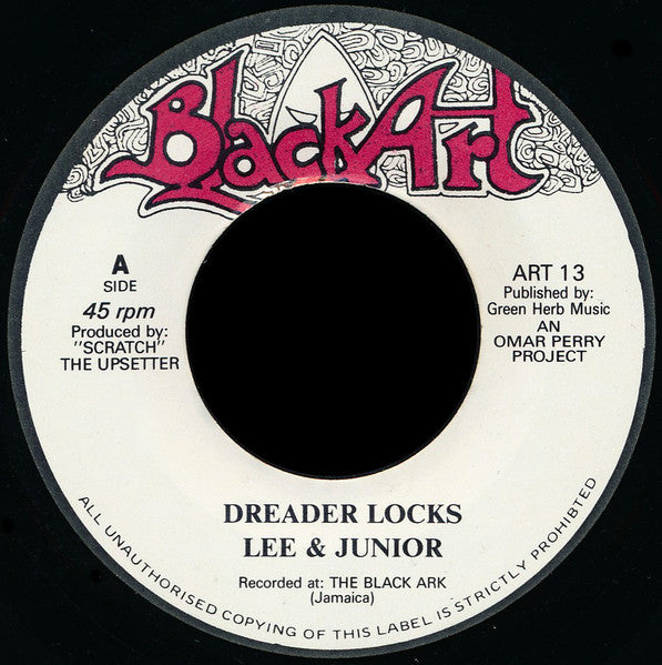 Lee Perry & Junior Byles / The Upsetters : Dreader Locks / Milliant Rock (7", Single, RE)