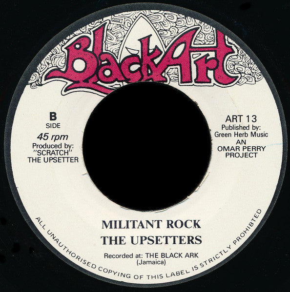 Lee Perry & Junior Byles / The Upsetters : Dreader Locks / Milliant Rock (7", Single, RE)