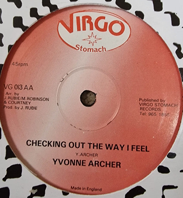Yvonne Archer : Ain't Nobody / Checking Out The Way I Feel (12", RE)