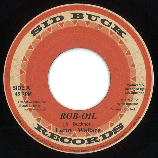 Leroy "Horsemouth" Wallace / Slim Smith : Rob-Oil / My Girl (7", Single, RE)