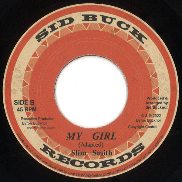 Leroy "Horsemouth" Wallace / Slim Smith : Rob-Oil / My Girl (7", Single, RE)